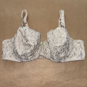 Women’s Cream Ivory Lace Soft Lined Delicates 36C Bra